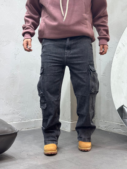 CARGO FULL POCKET GRAY