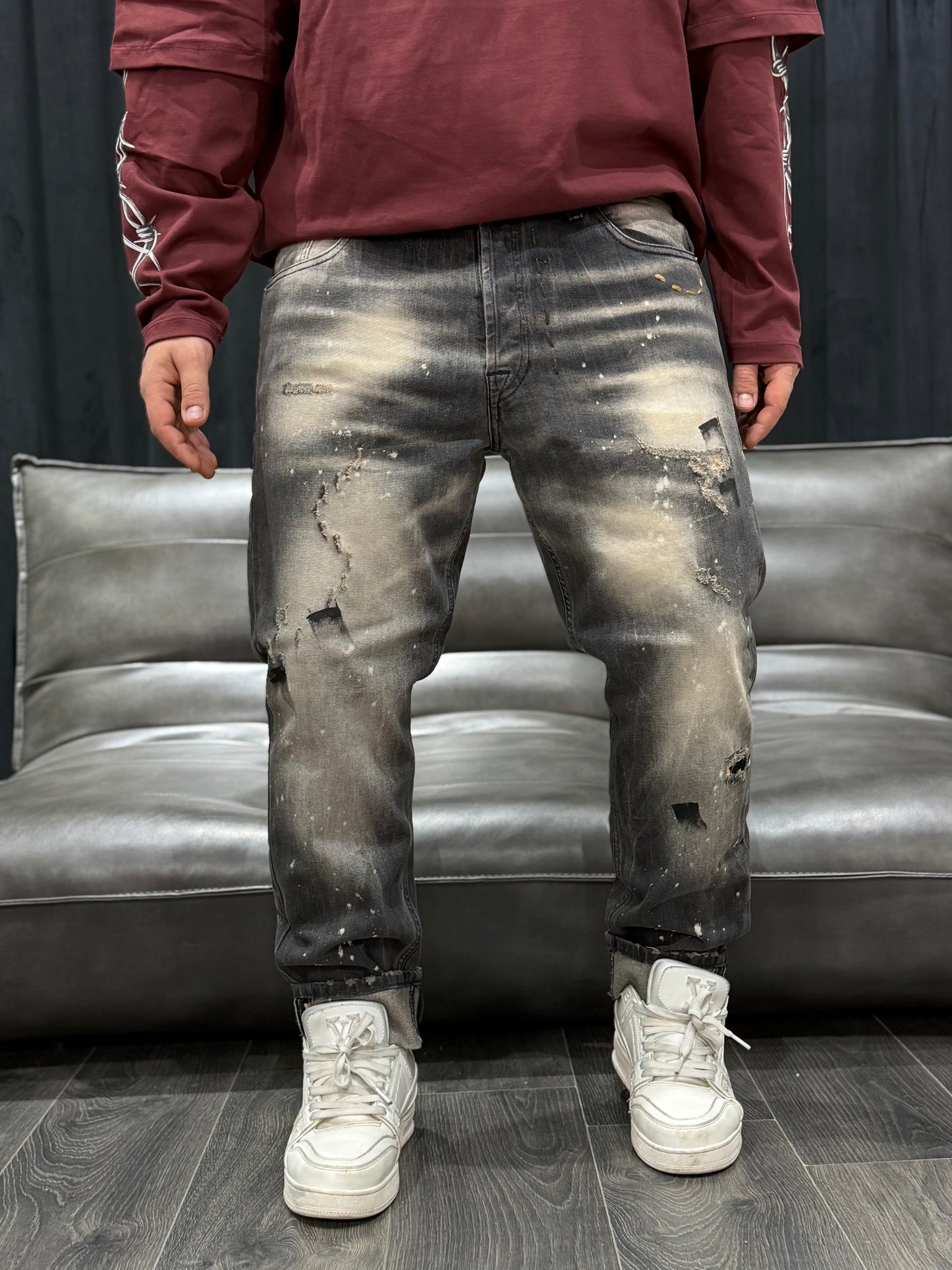 JEANS MOD.DS* SABBIATO