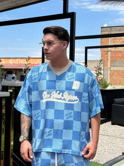 COORDINATO AMERICAN FOOTBALL BY DO NOT AGREE BLUE