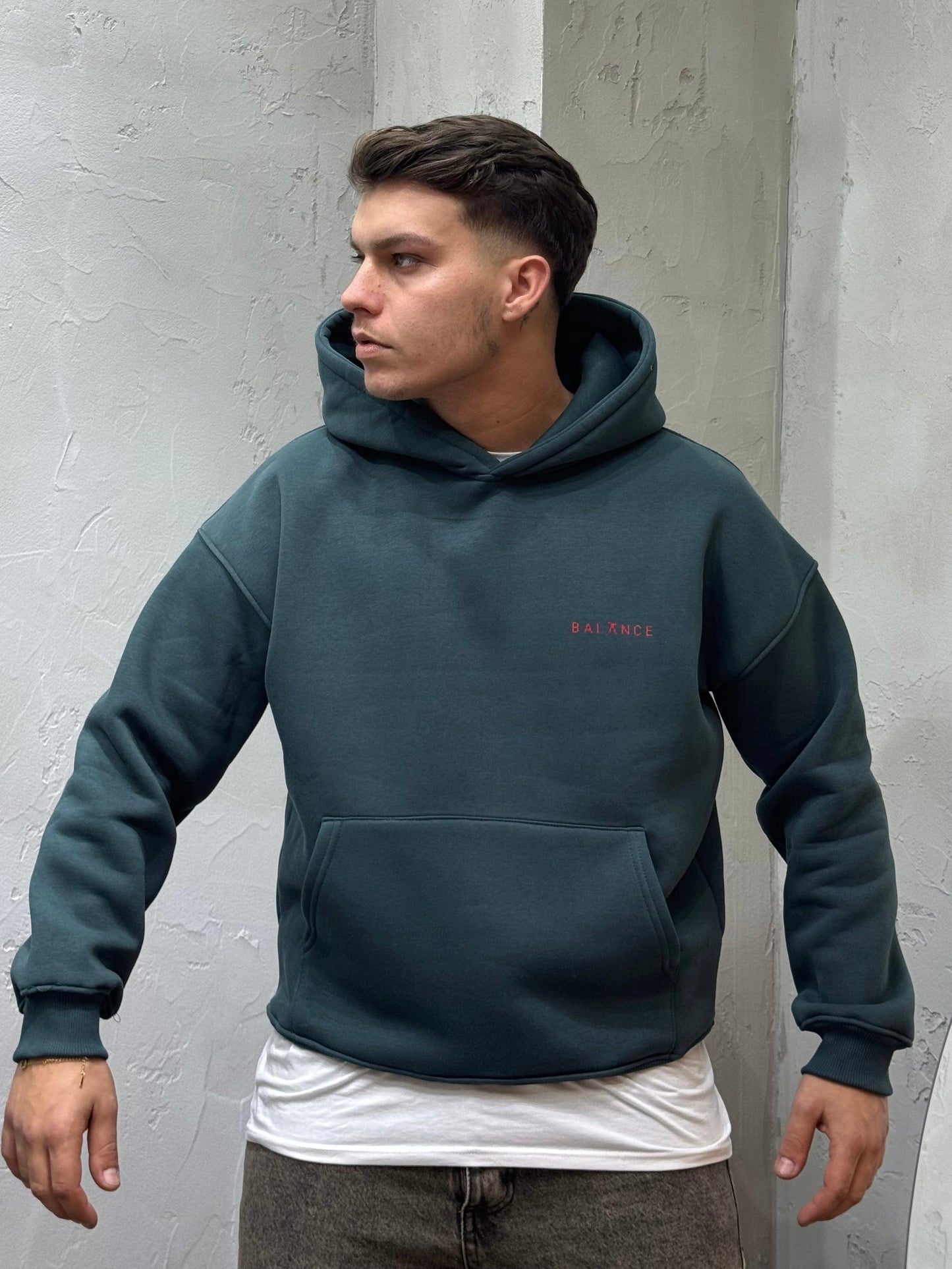 HOODIE BLNC LIMITED PRIVATE GREEN