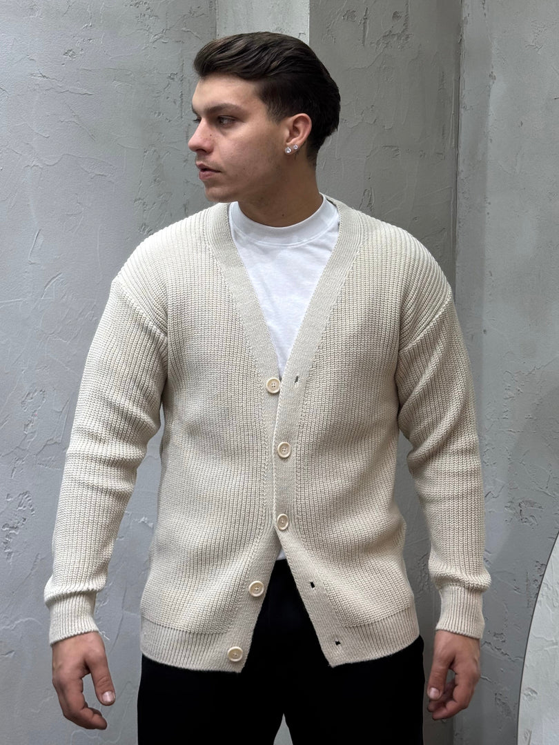 CARDIGAN BASE BEIGE