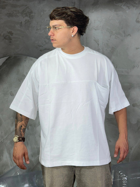 T-SHIRT BASIC SIDE POCKET WHITE