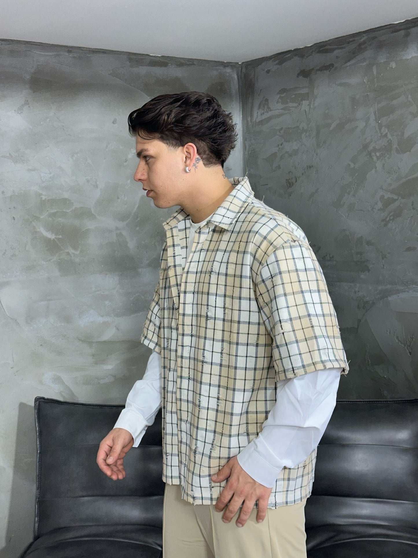 CAMICIA LONGSLEEVE BIG SQUARES