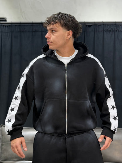 TRACKSUIT STARS BLACK