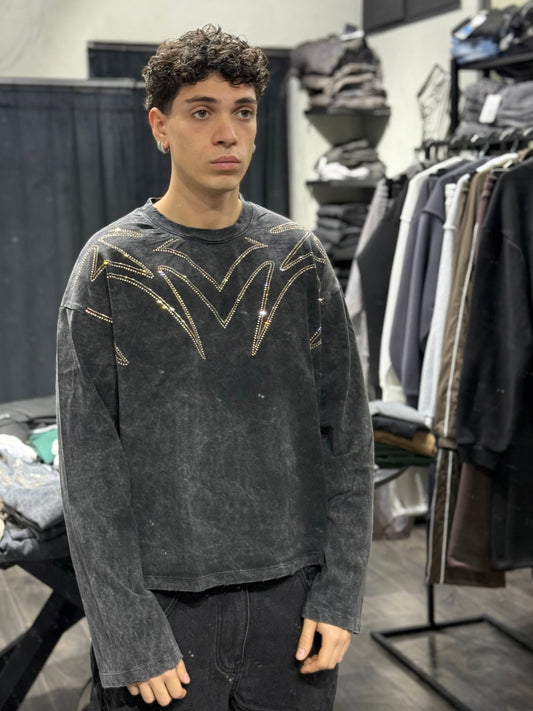 LONGSLEEVE DAIAMOND GREY