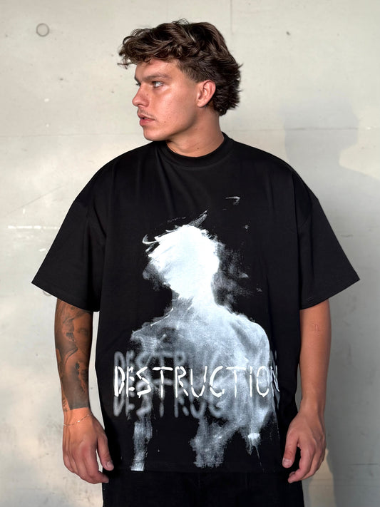 SHIRT DESTRUCTION BLACK