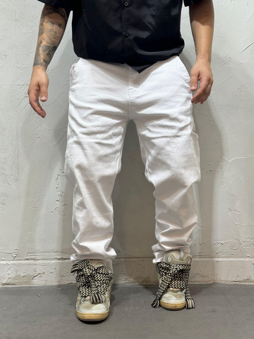 BAGGY FIT CARPENTER BASIC BIANCO