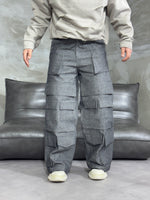 Carica l&#39;immagine nel visualizzatore Galleria, CARGO MULTIPOCKET FEAR GREY
