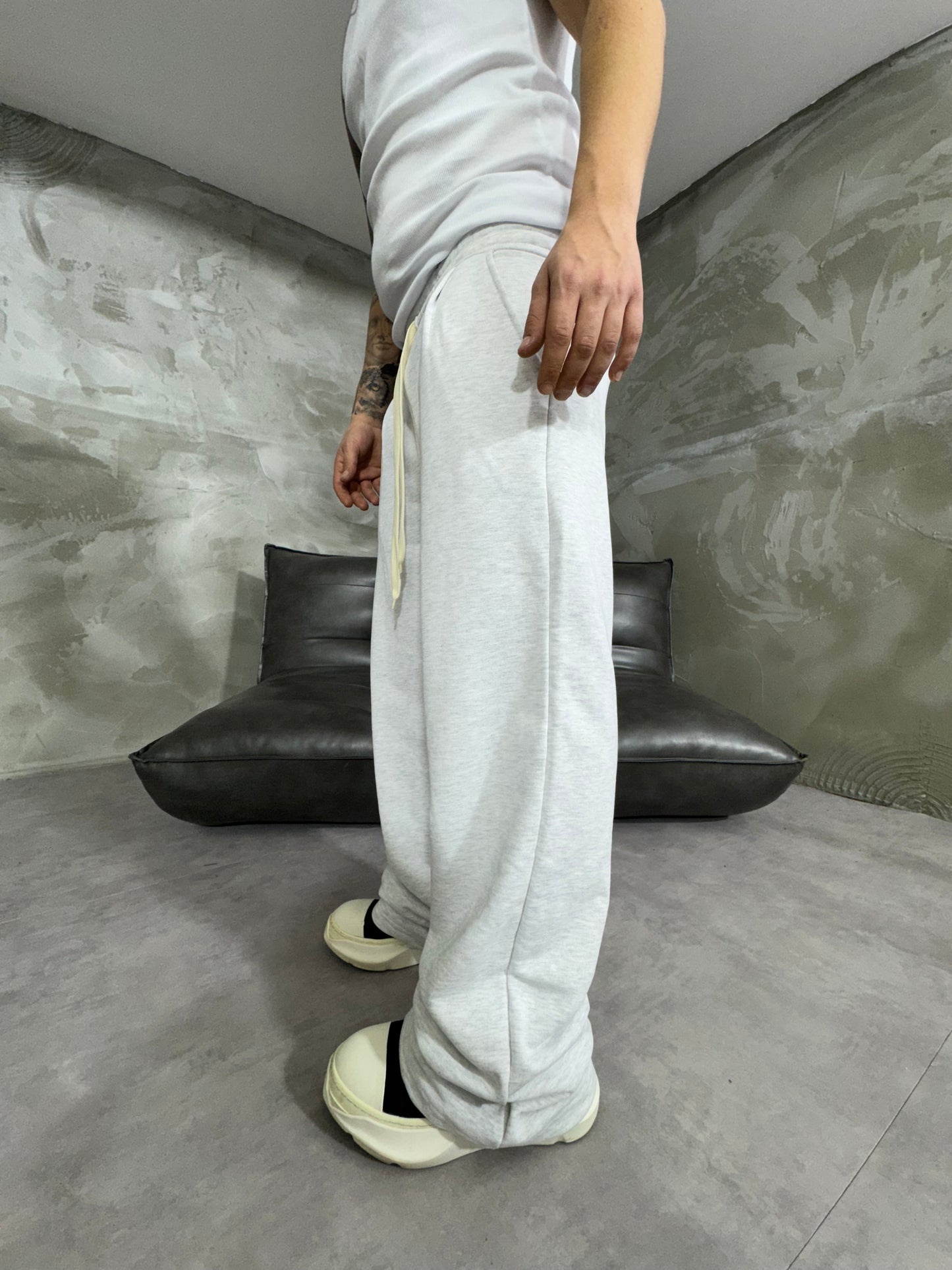 COORDSET LONG LACES GREY TRACKSUIT