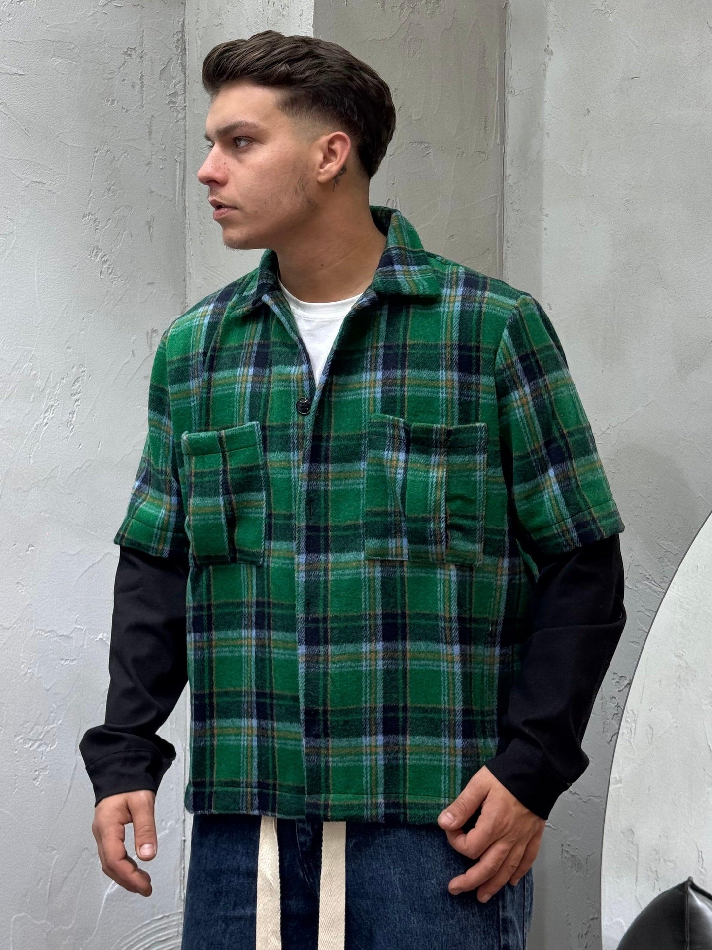 FRLV GREEN DOUBLE SHIRT