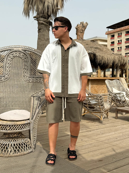 COORDINATO VENICE B/MILITARE