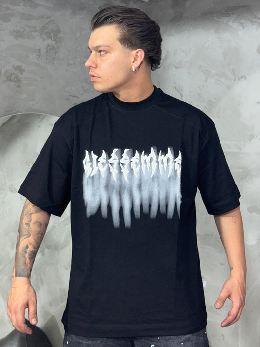 T-SHIRT GIESSEMME BLACK