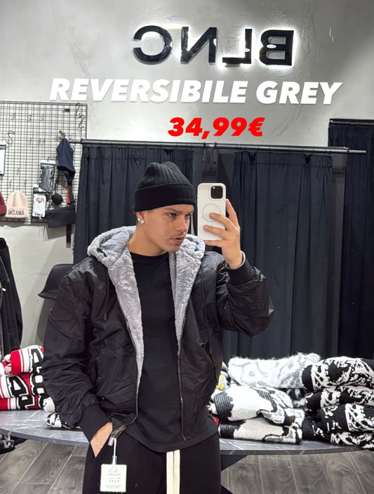JACKET REVERSIBILE GREY/BLACK