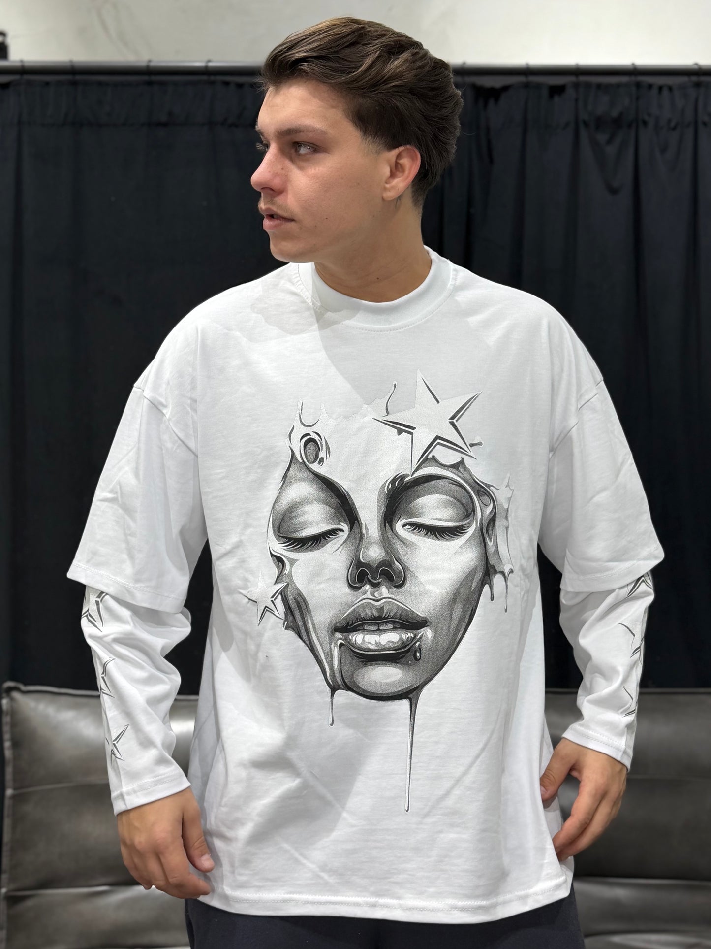 LONGSLEEVE LIP WHITE