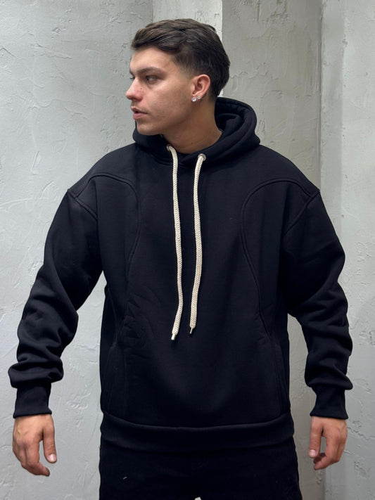 HOODIE SPECIAL CUT BY FREESTART BLACK