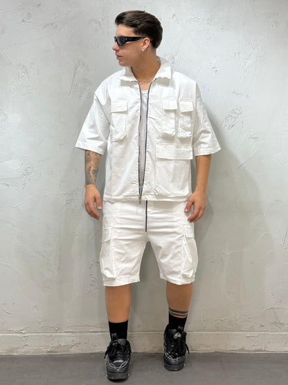 COORDINATO SPIRITUAL MULTIPOCKET WHITE CNTC