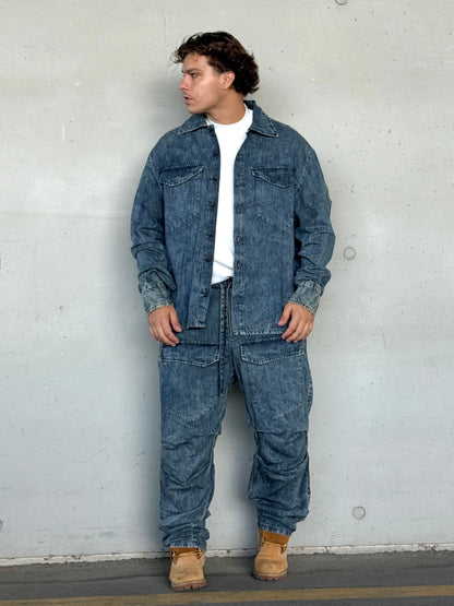 COORDSET MIRROR JEANS CHIARO
