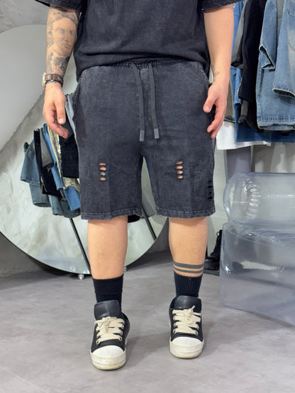 COORDSET ECONOMY TORN BLACK