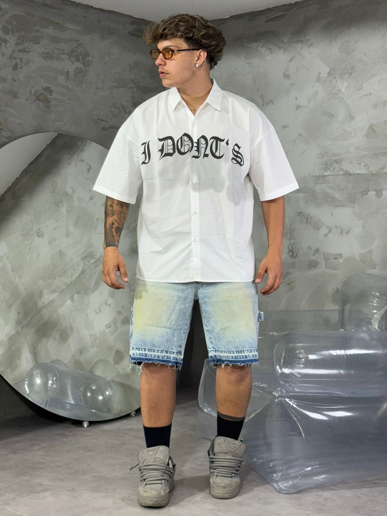 CAMICIA I DONT’S WHITE