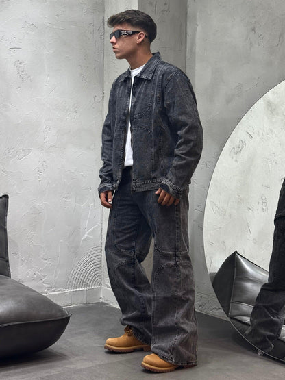 COORDINATE LINES DENIM GREY