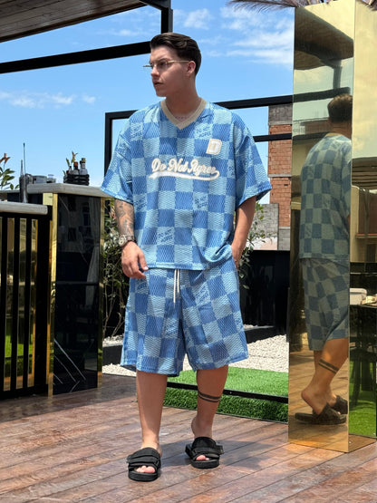 COORDINATO AMERICAN FOOTBALL BY DO NOT AGREE BLUE