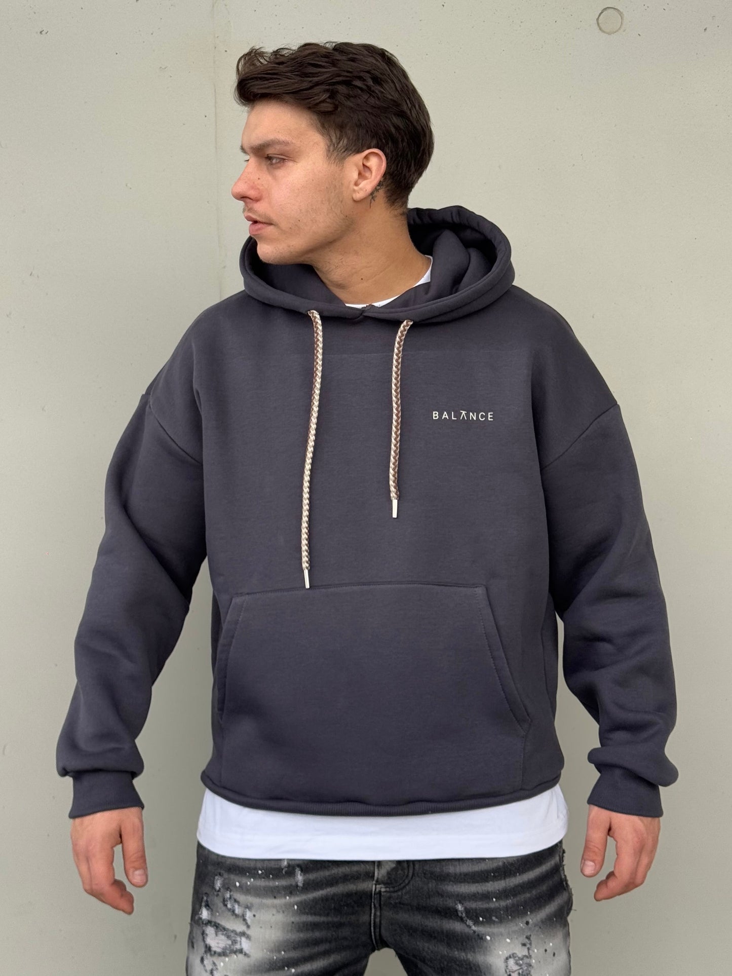 HOODIE BLNC LIMITED GREY