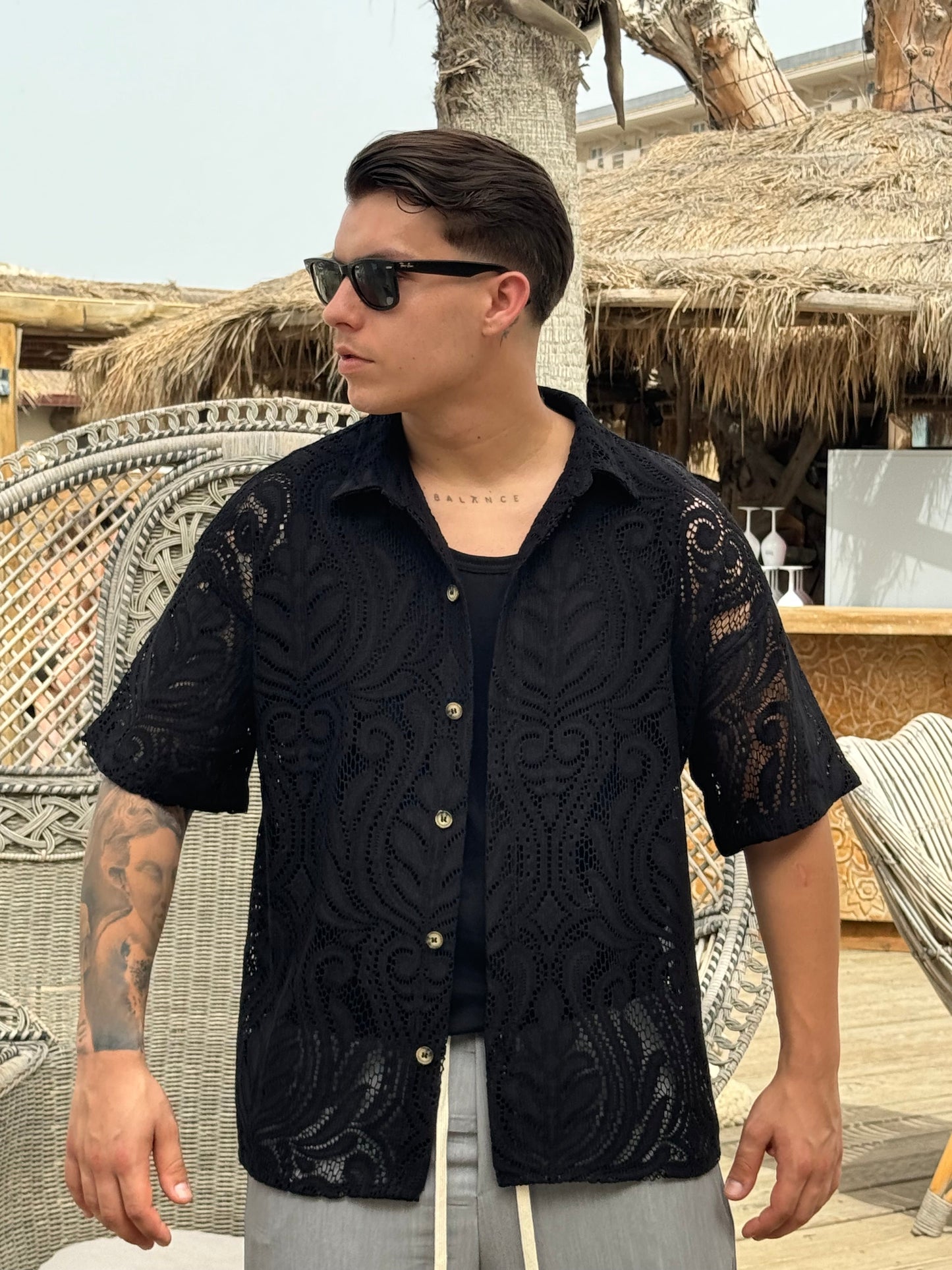 SHARM BLACK SHIRT