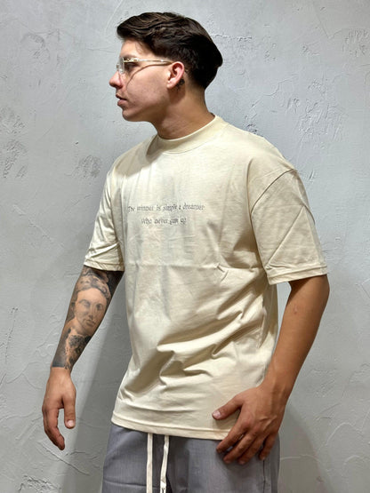 T-SHIRT THE WINNER BEIGE