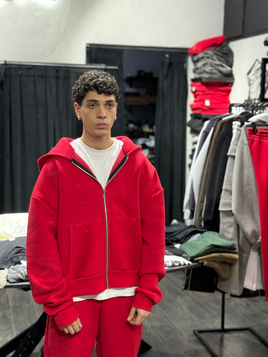 COORDINATO IN TUTA RED