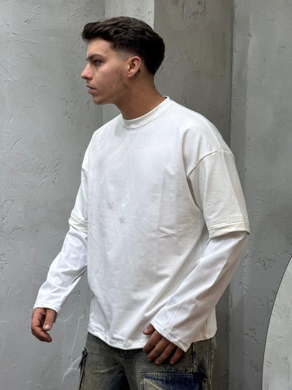 BLNC LIMITED CREAM DOUBLE SHIRT