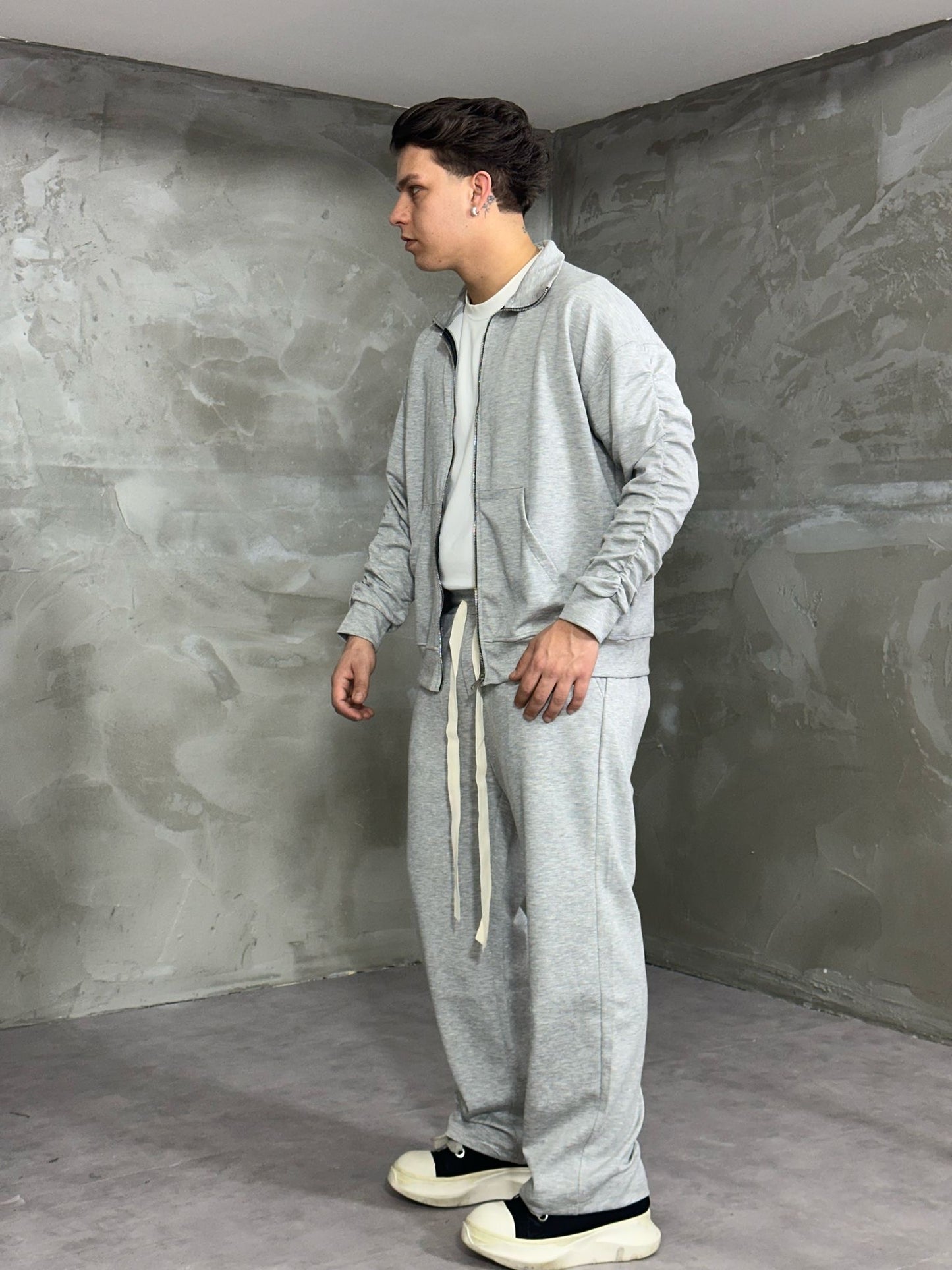 DRAPERY GREY TRACKSUIT COORDINATE