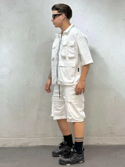 COORDINATO SPIRITUAL MULTIPOCKET WHITE CNTC