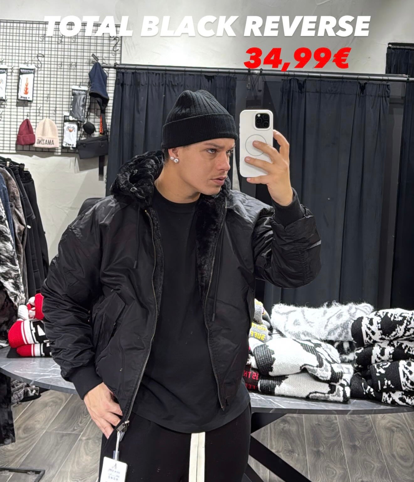 JACKET REVERSIBILE BLACK