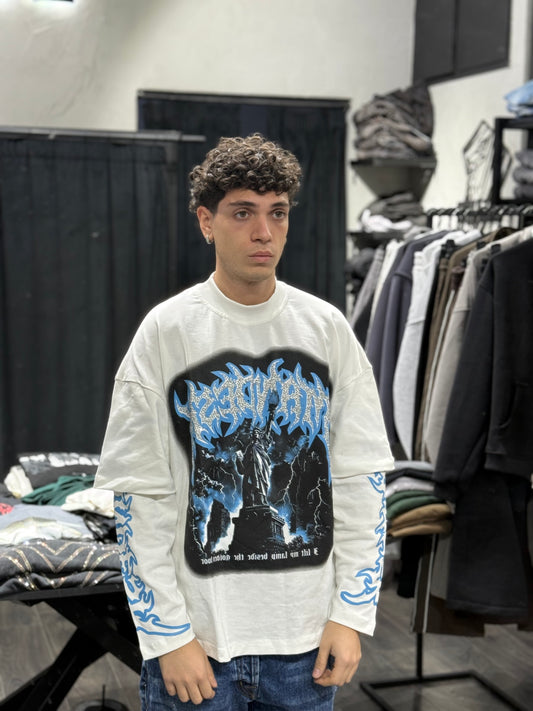 LONGSLEEVE DAIAMOND BLUE