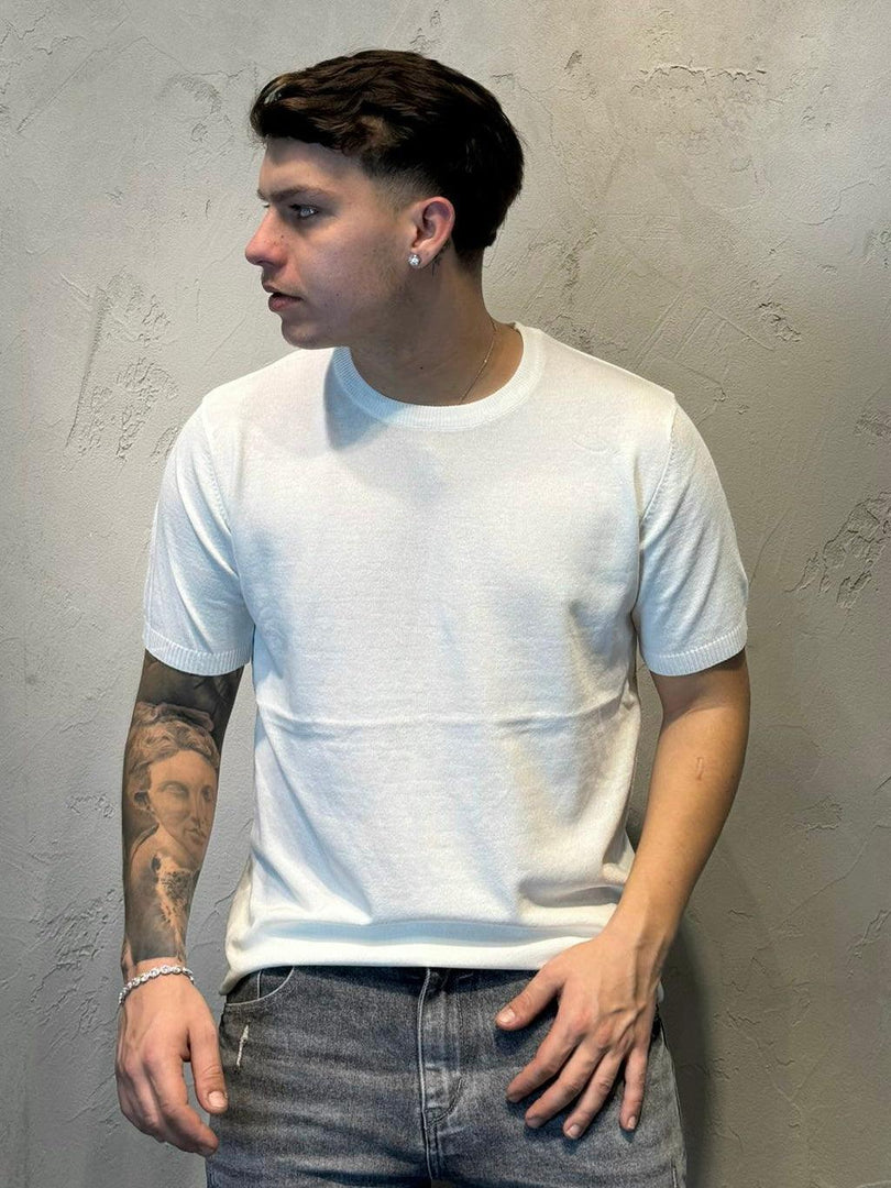 T SHIRT IN FILO WHITE