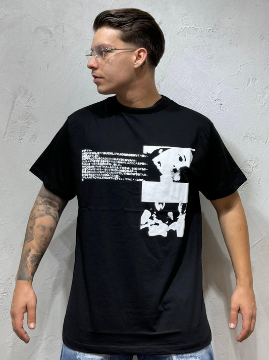 T-SHIRT FIFTY GREVIEWS BLACK