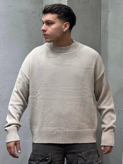IVORY CROP SWEATER