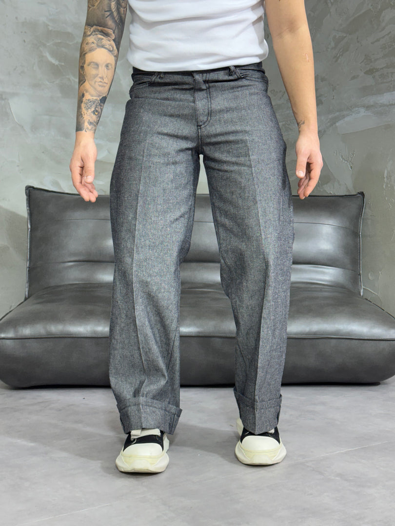 BAGGY FIT LAPEL LIGHT GREY