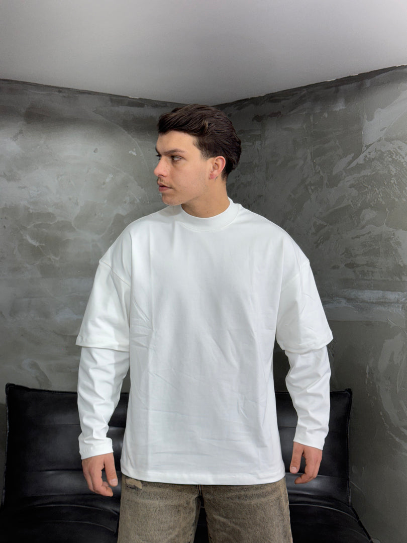 T-SHIRT LONGSLEEVES WHITE