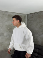 Load image into Gallery viewer, HOODIE BOXY FIT WHITE
