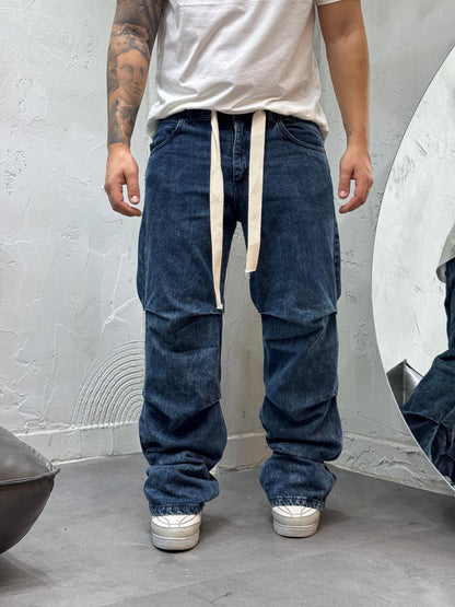 BAGGY DRAPERY JEANS