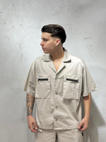 Load image into Gallery viewer, COORDINATO HALF SLEEVED CUBA BEIGE
