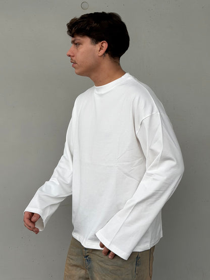 LOONGSLEEVE WHITE BASIC
