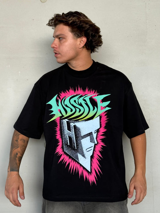 SHIRT HUSTLE BLACK