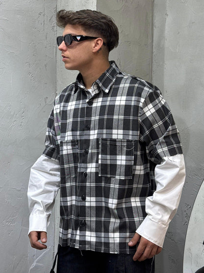 DOUBLE SHIRT BY HYDO N/B