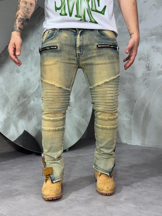 SKINNY FIT UNCLE ABOVE SANDBLASTED