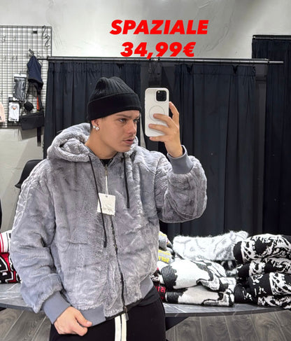 JACKET REVERSIBILE GREY/BLACK