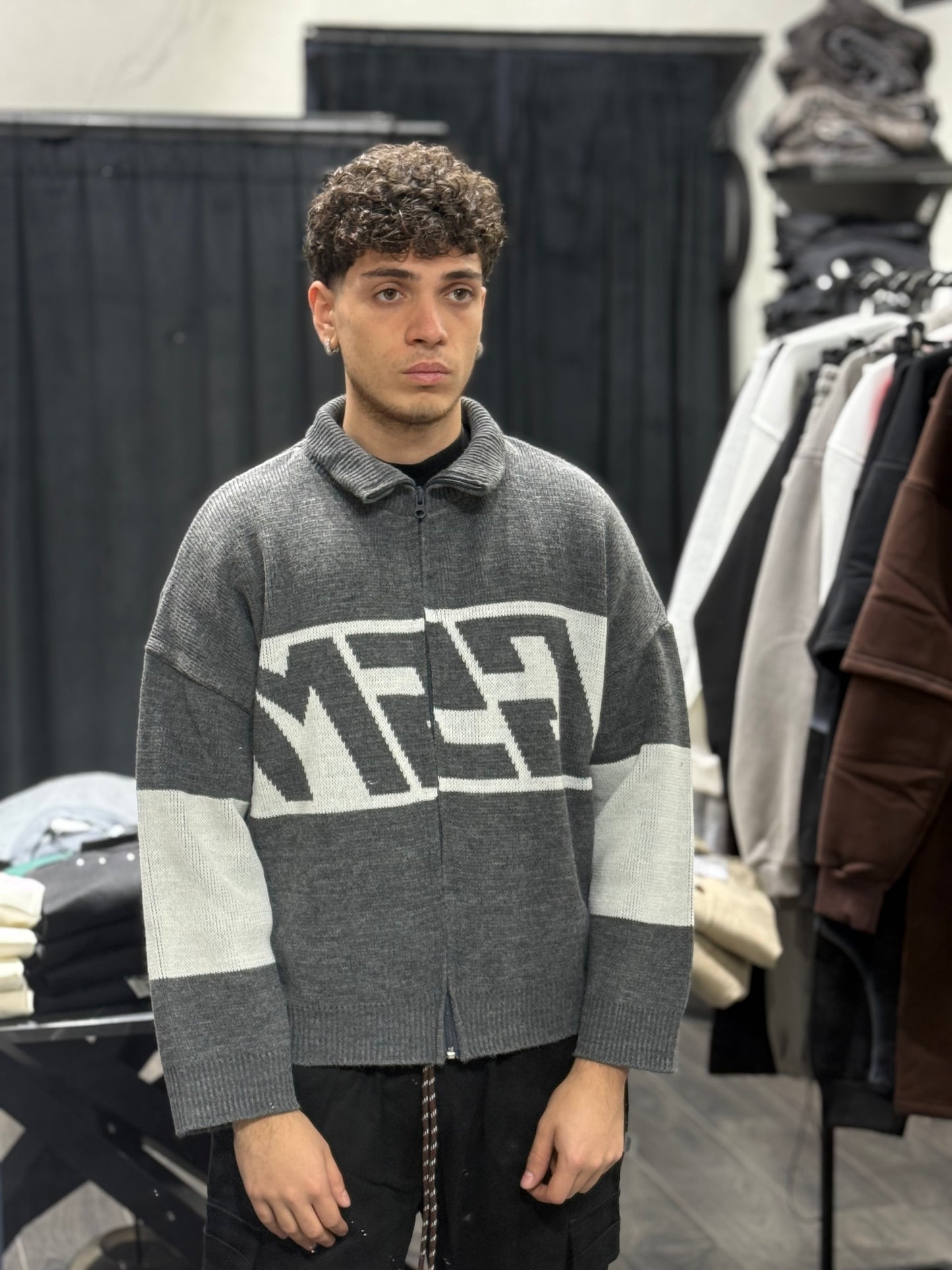 MAGLIONE G***MOOD GRIGIO