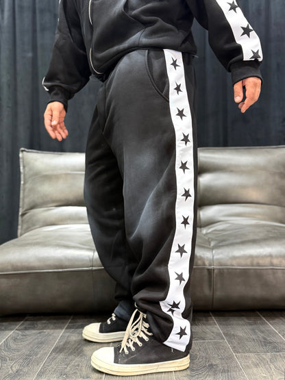 TRACKSUIT STARS BLACK