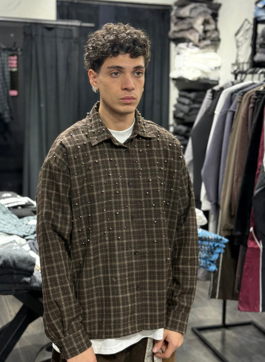 CAMICIA DAIAMOND BROWN